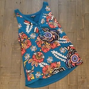 Sleeveless Floral Top